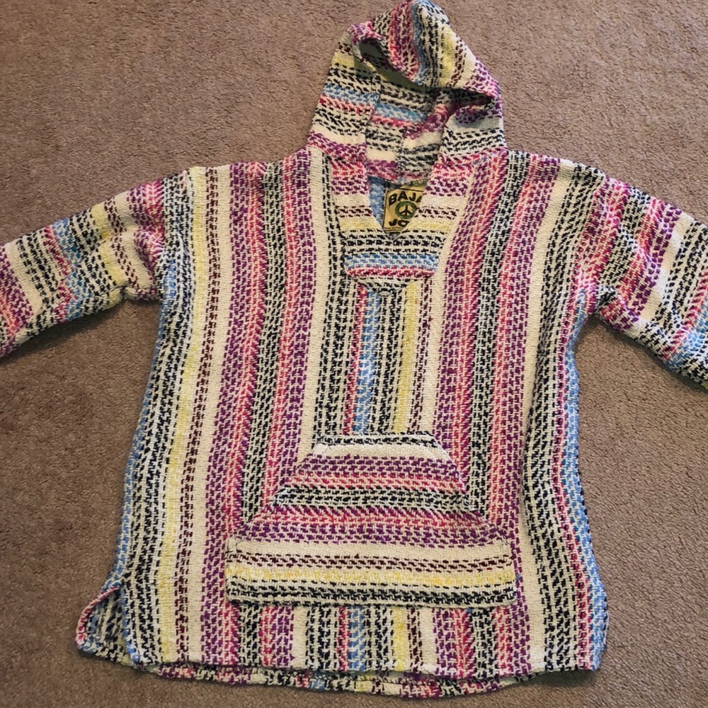 Multicolored Hoodie "Drug Rug"